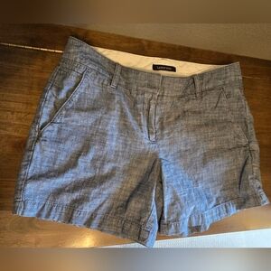 💫Women Land's End 2 Chambray shorts💫 Preppy Coast Beach Hamptons Resort Travel